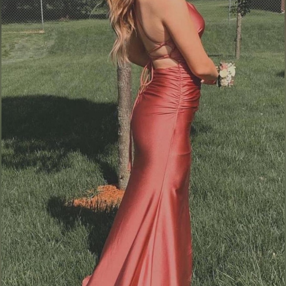 Pink Satin Sherri Hill Prom